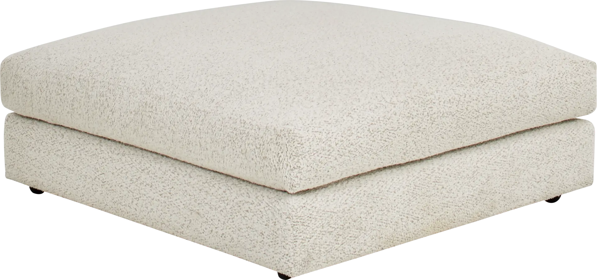 Montecito White Ottoman