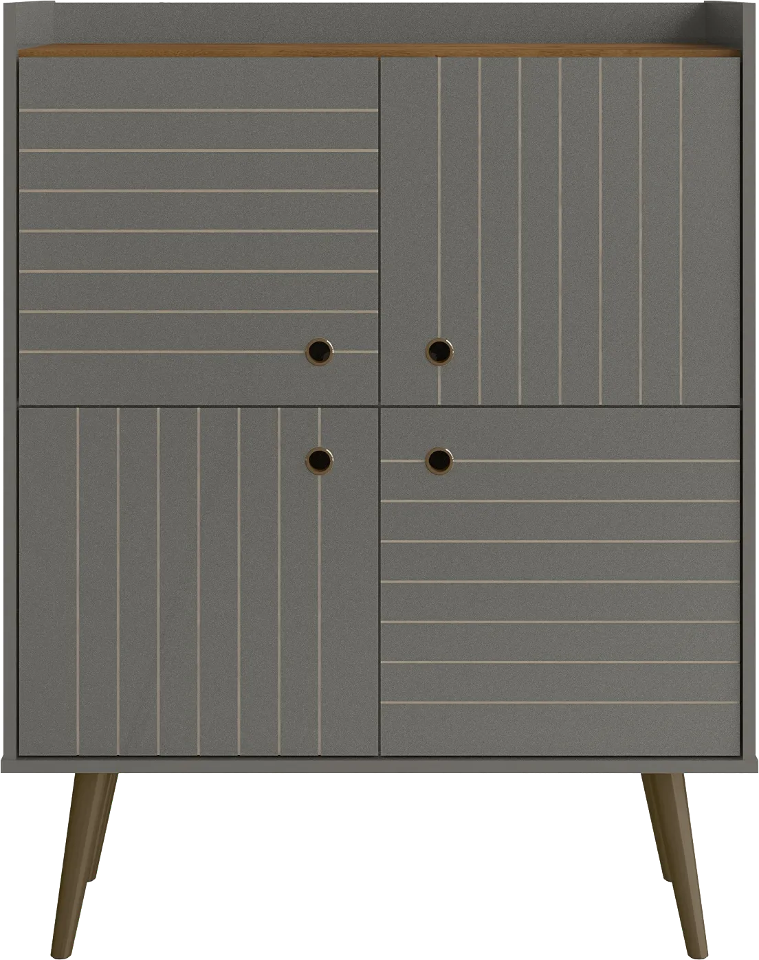 Corriedale Gray Accent Cabinet - Thumbnail - Image 1
