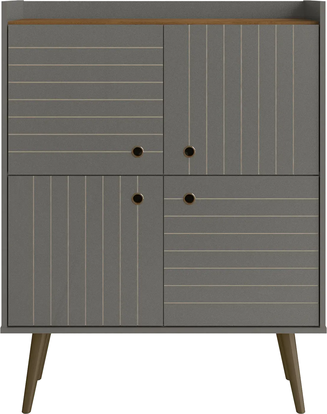Corriedale Gray Accent Cabinet