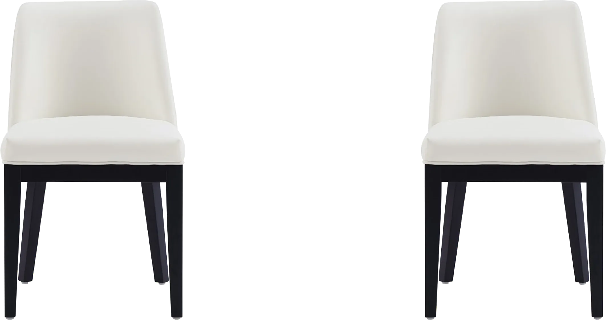 Doescher Cream Dining Chair, Set of 2 - Thumbnail - Image 1
