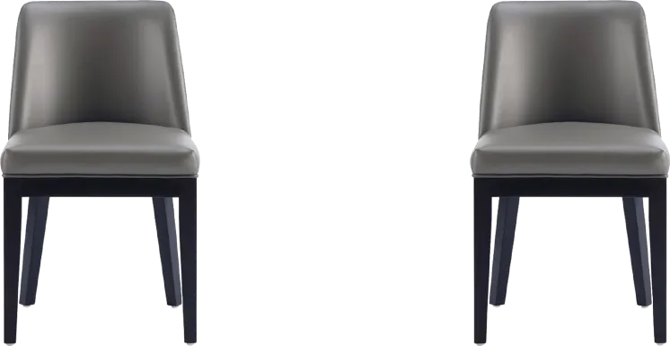 Doescher Gray Dining Chair, Set of 2