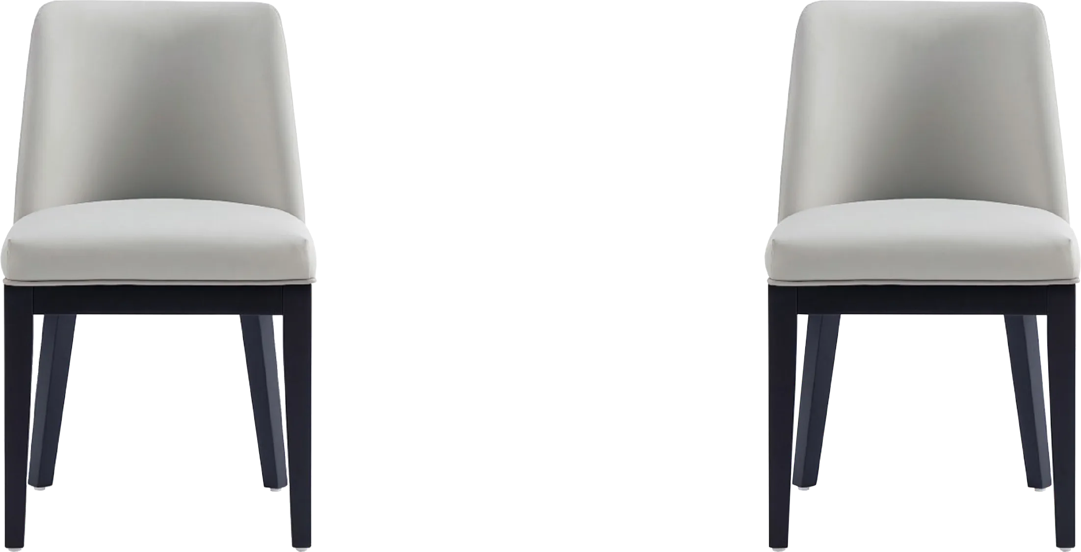 Doescher Stone Gray Dining Chair, Set of 2