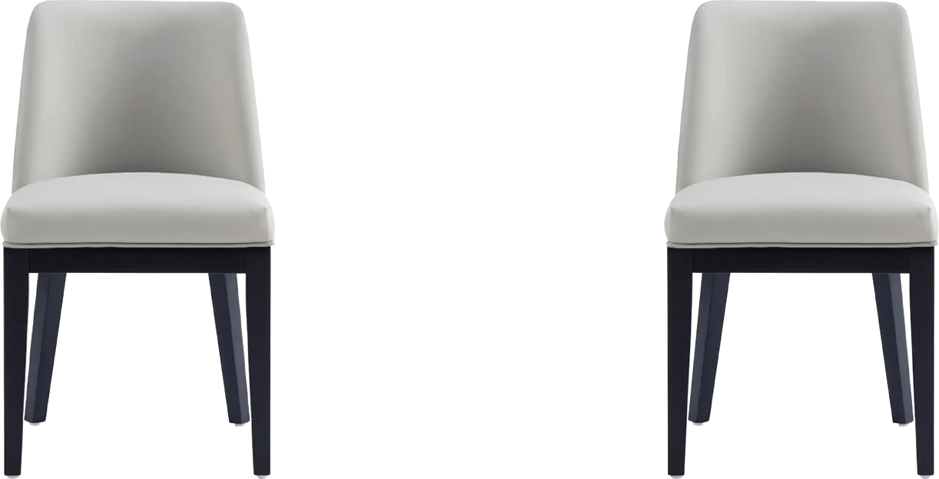 Doescher Stone Gray Dining Chair, Set of 2