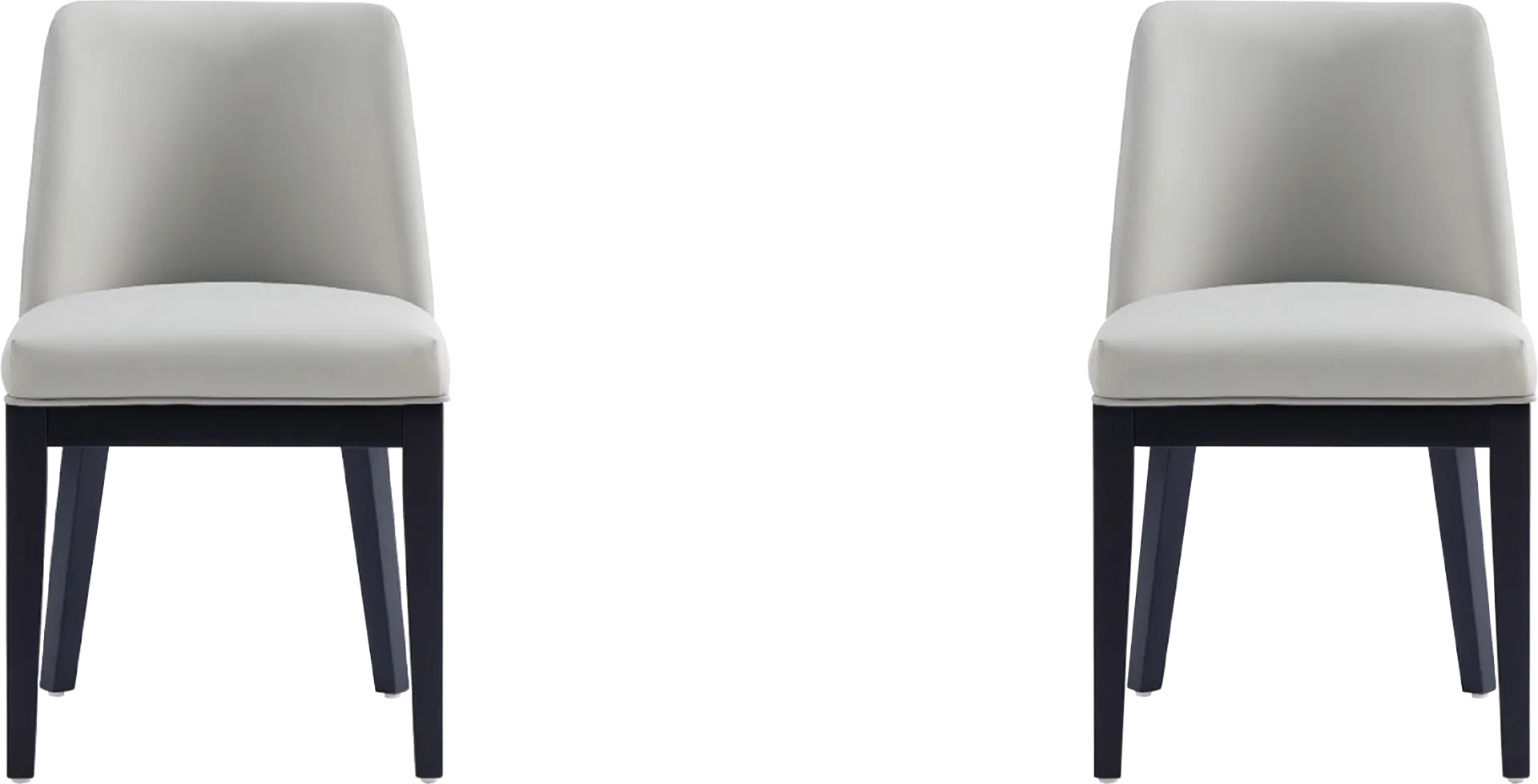 Doescher Stone Gray Dining Chair, Set of 2 - Image 1