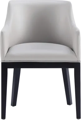 Doescher Light Gray Arm Chair