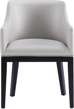 Doescher Light Gray Arm Chair