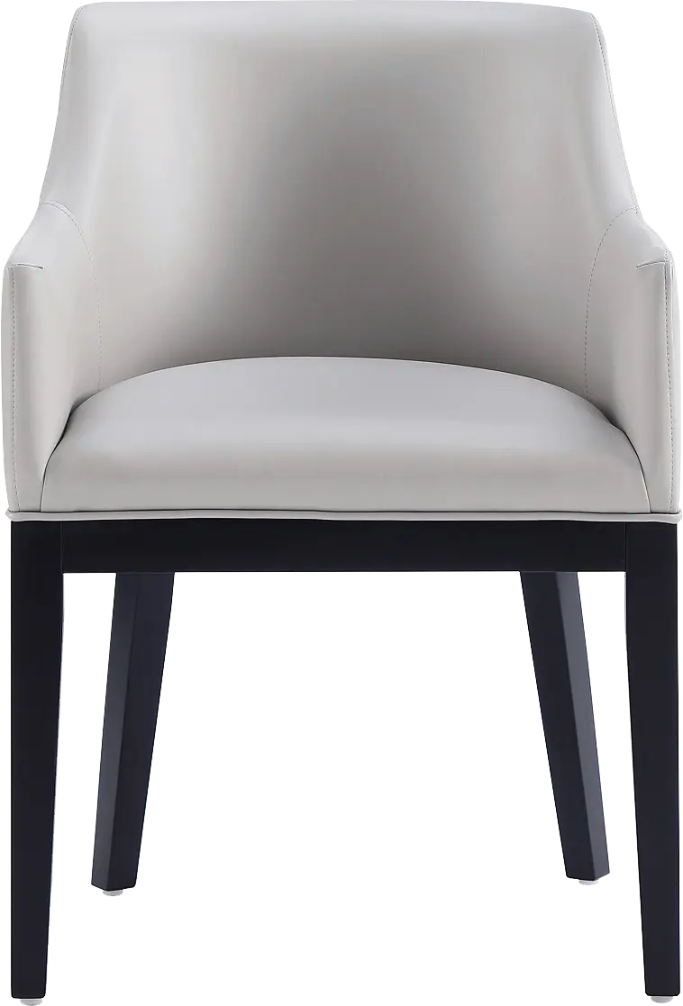 Doescher Light Gray Arm Chair