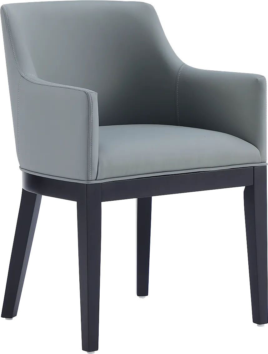 Doescher Pewter Arm Chair - Image 1