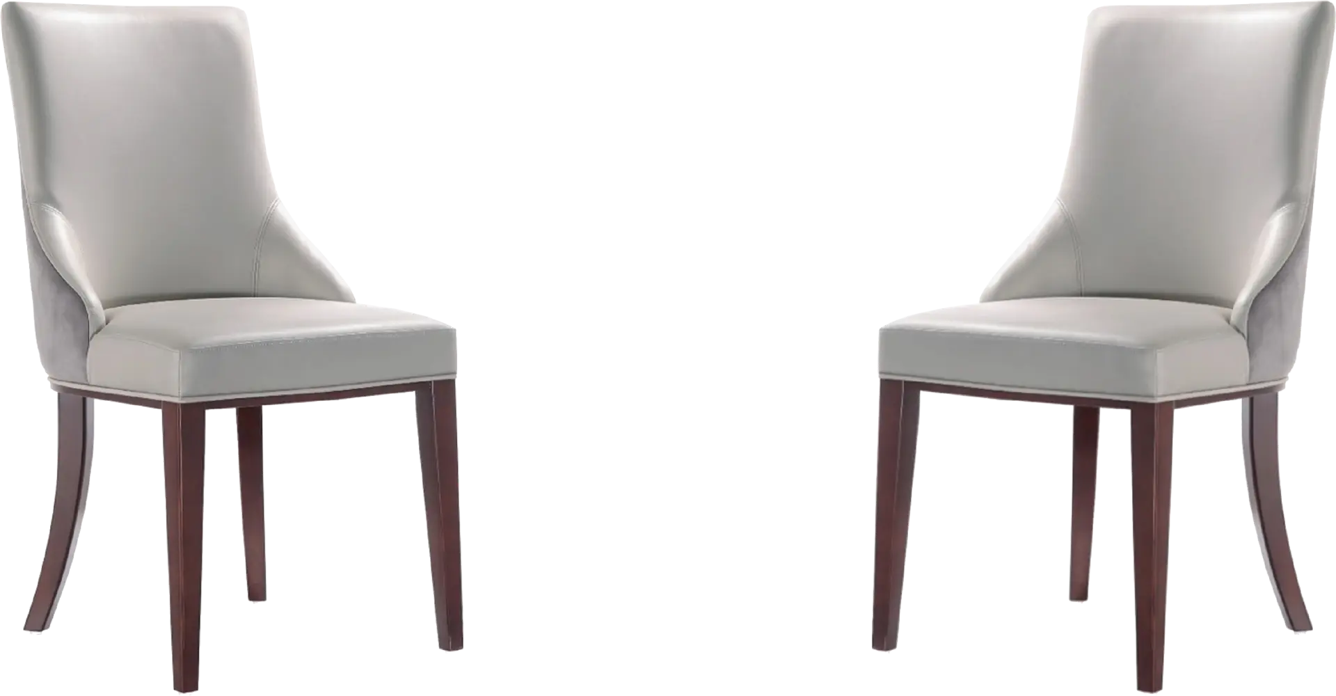 Glaspey Light Gray Dining Chair, Set of 2