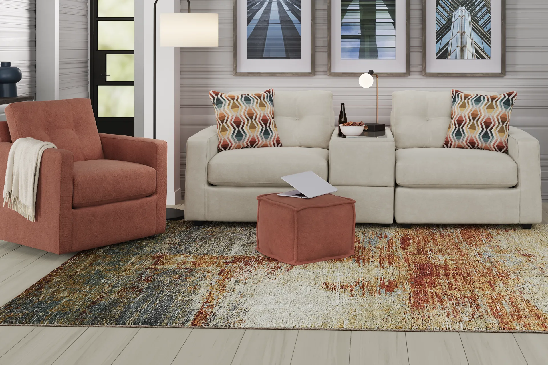 Beige 3 Pc ModularOne - Image 1