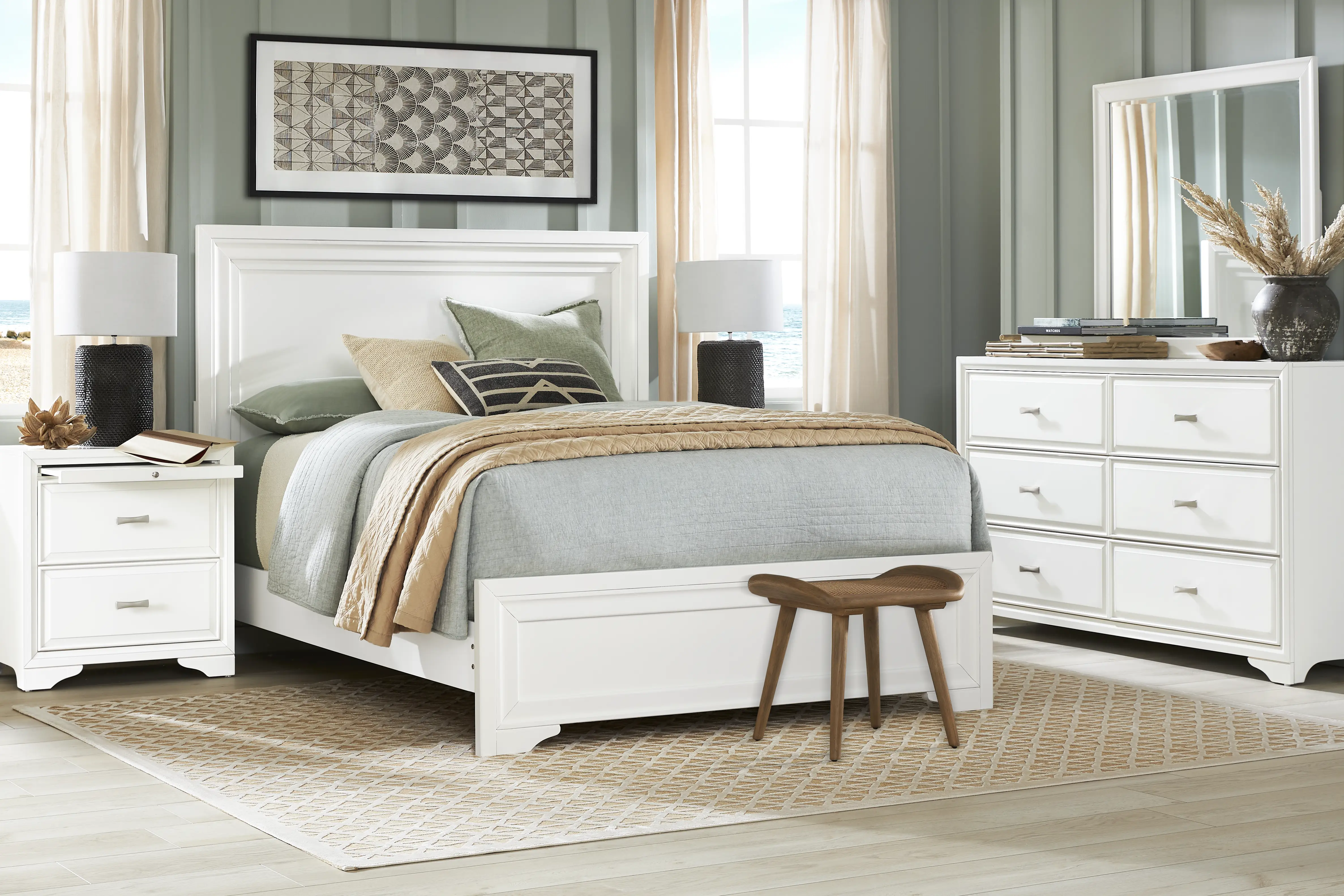 Belcourt White Colors,White Dresser