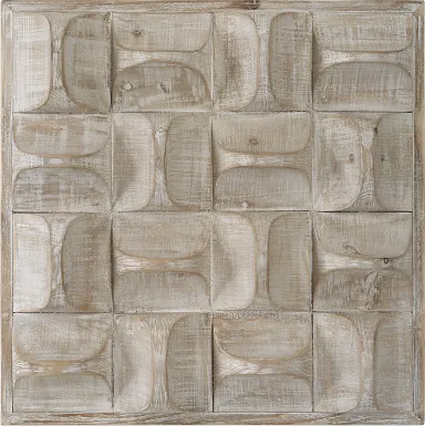 Jumano White Wall Art