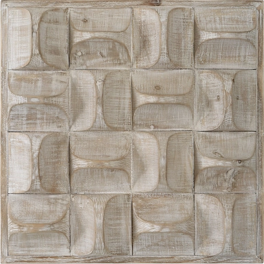 Jumano White Wall Art