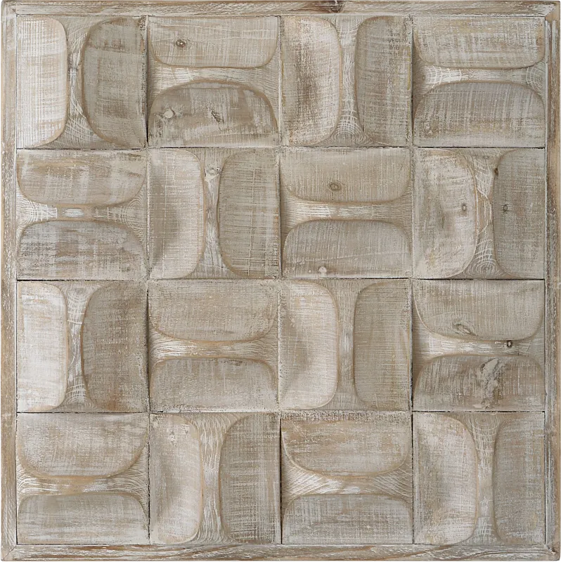 Jumano White Wall Art