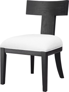 Obregon Black Accent Chair