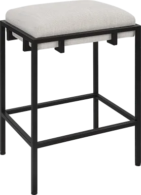 Lesna Black Counter Stool