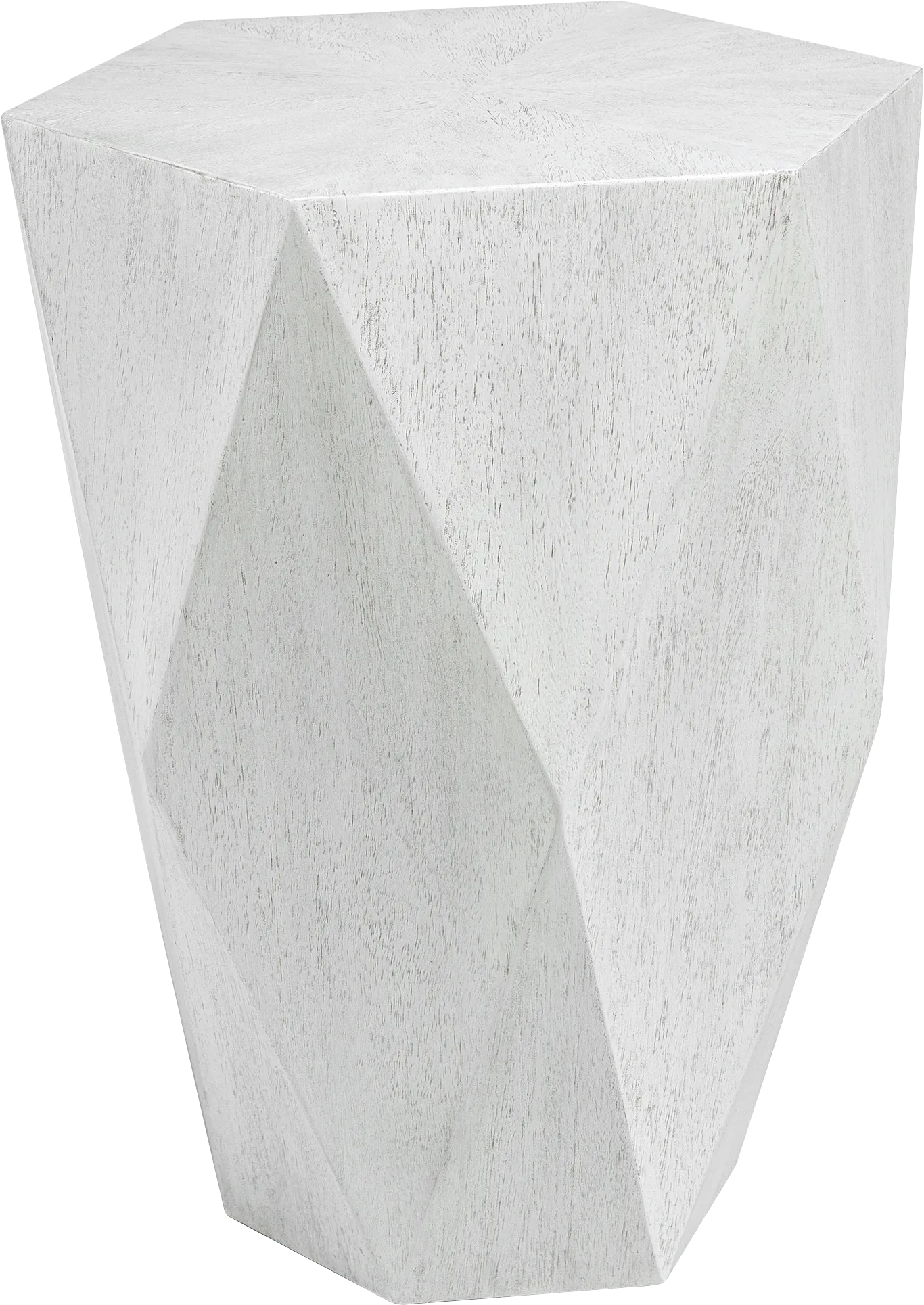 Scioto White Accent Table