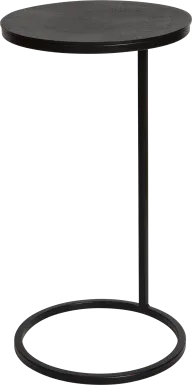 Navika Black Accent Table
