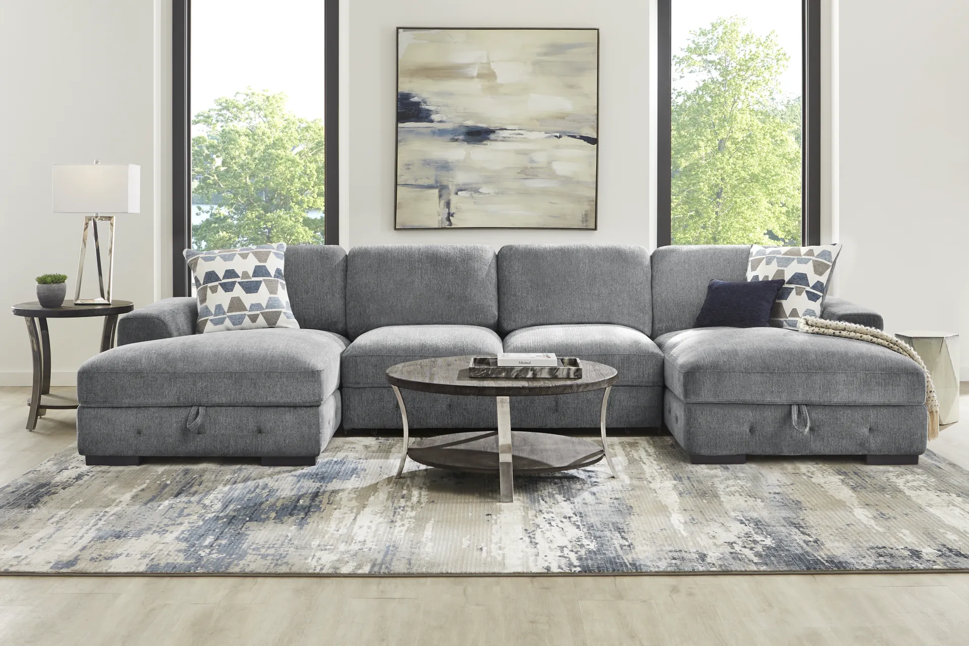 Marcola Ash 3 Pc Sleeper Sectional - Image 1