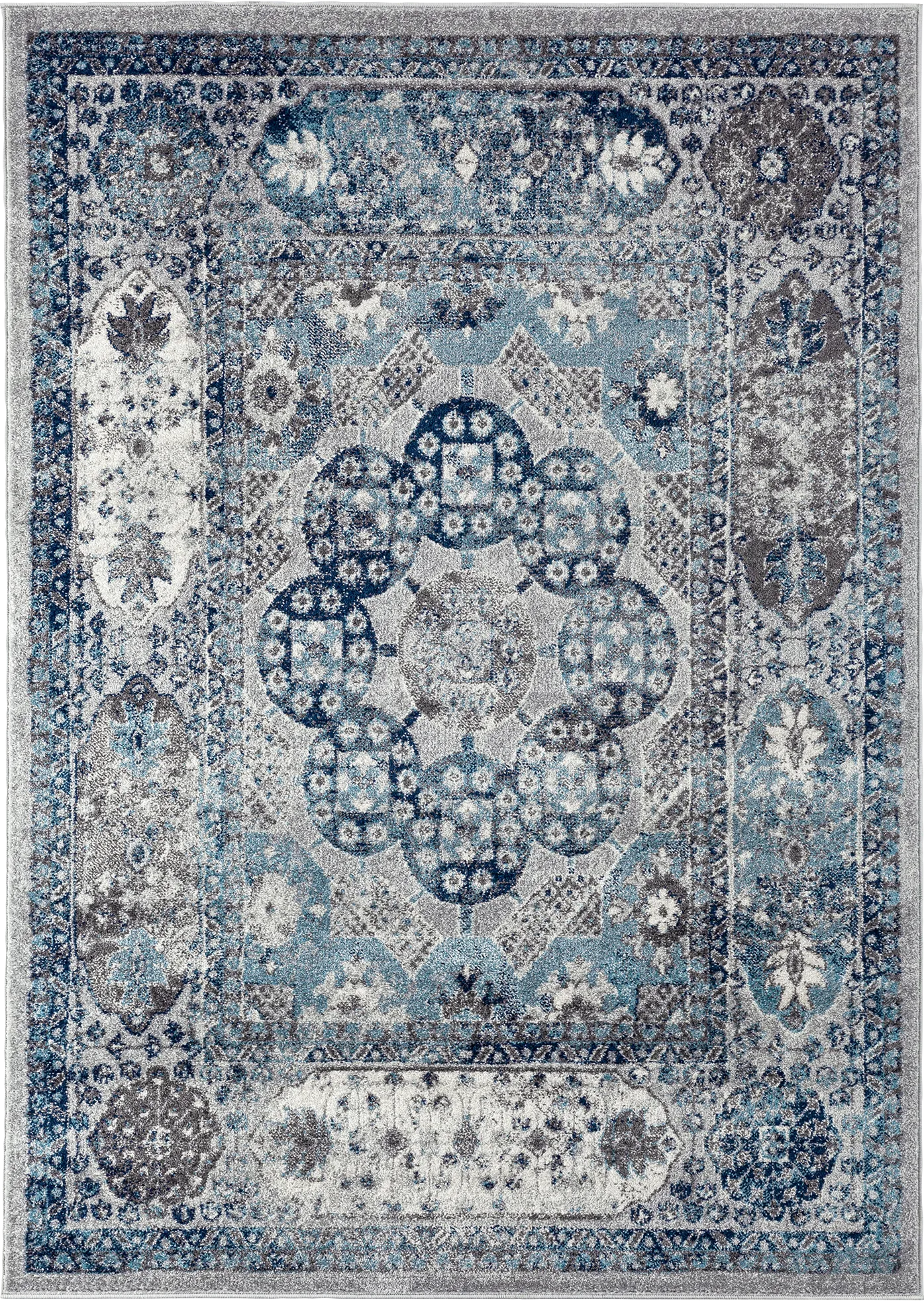 Hasder Gray 7'9 x 9'9 Rug - Thumbnail - Image 1