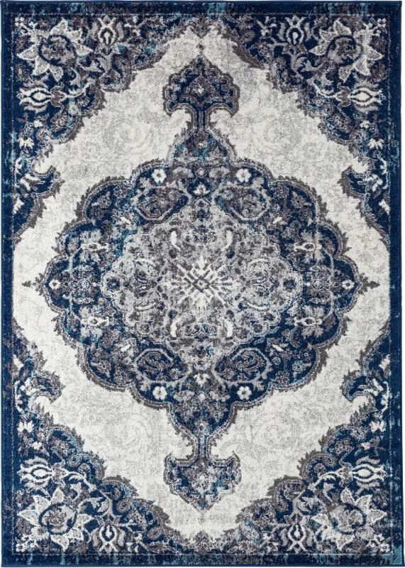 Hudtane Navy 7'9 x 9'9 Rug
