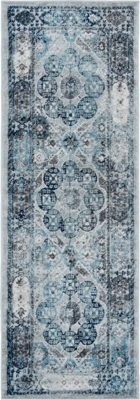 Hasder Gray 2' x 6' Runner Rug