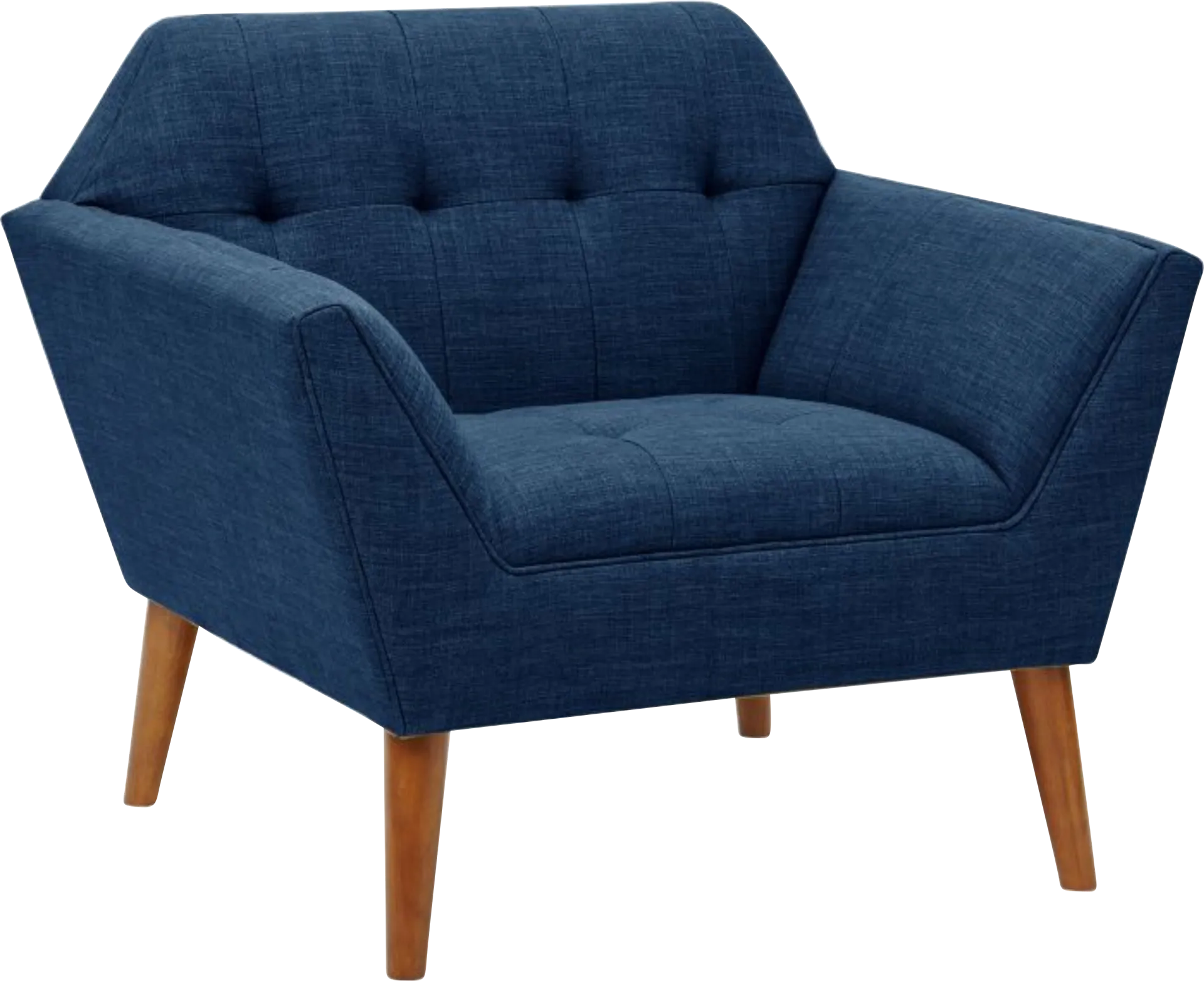 Carrere Blue Accent Chair - Image 1