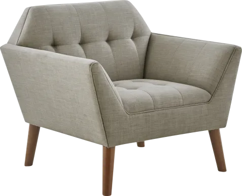 Carrere Light Gray Accent Chair
