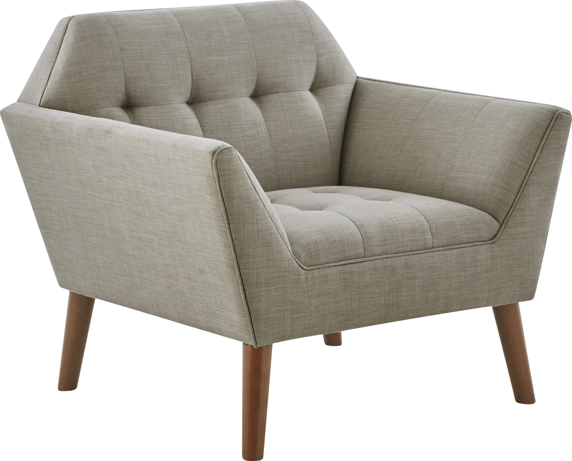 Carrere Light Gray Accent Chair - Image 1