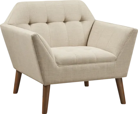 Carrere Beige Accent Chair