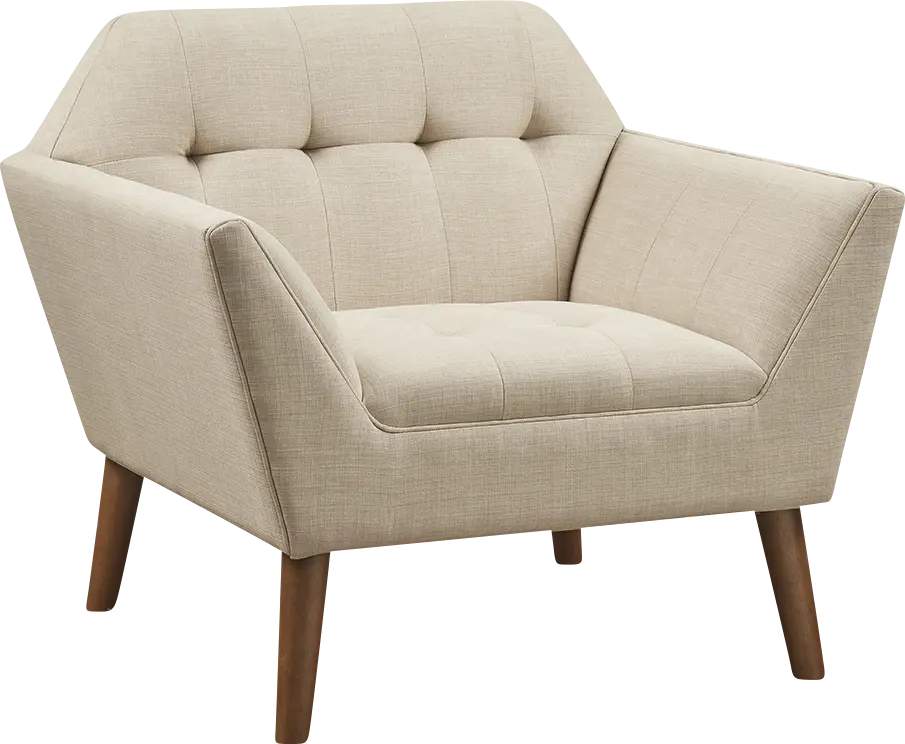 Carrere Beige Accent Chair