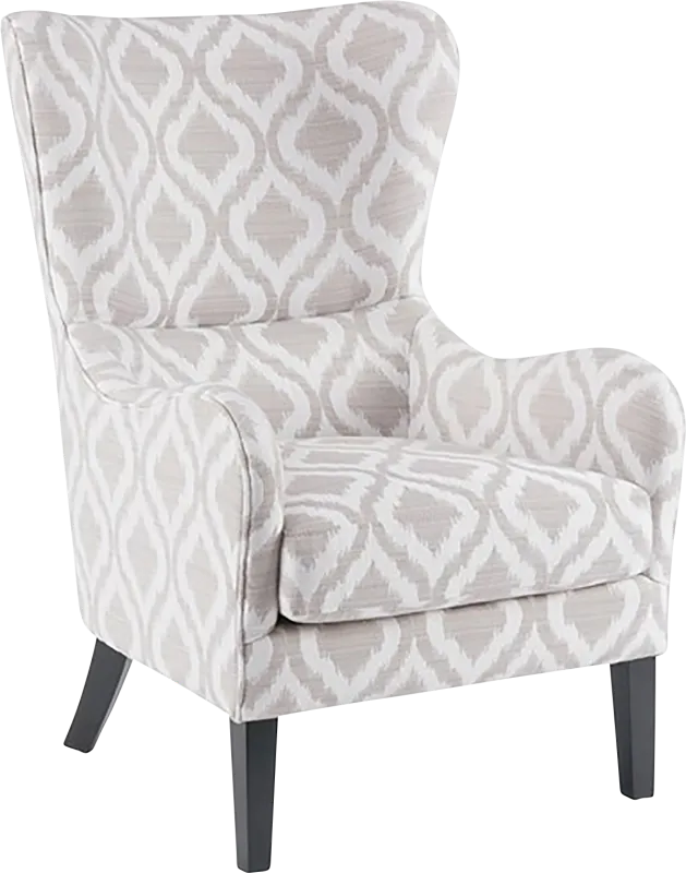 Fitzhenery White Accent Chair