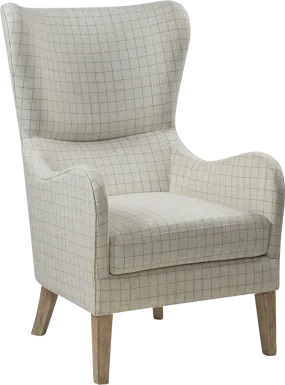 Fitzhenry Beige Accent Chair