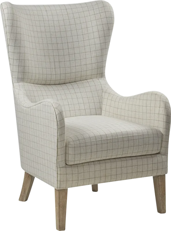 Fitzhenry Beige Accent Chair