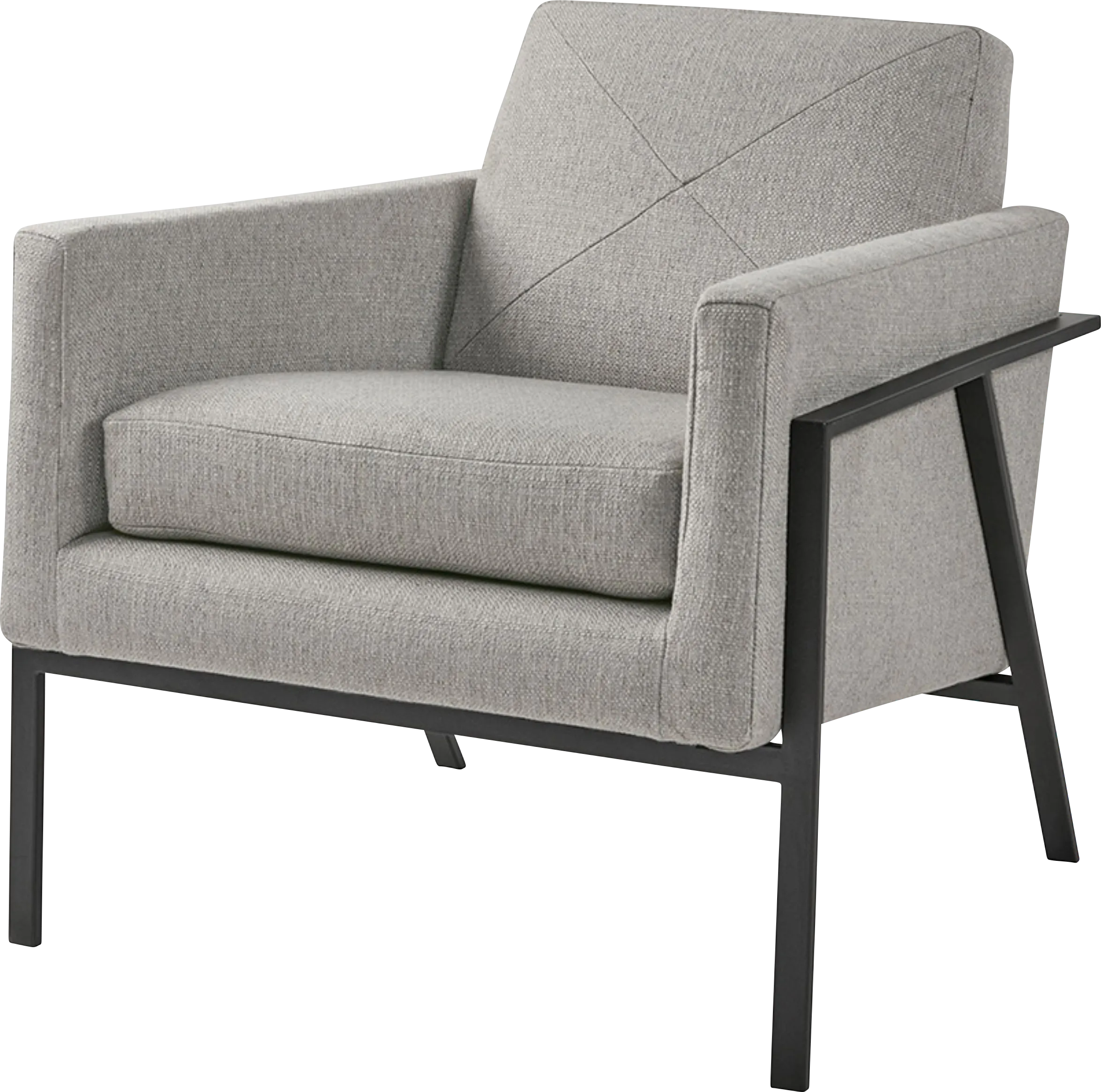 Genoa Way Gray Accent Chair