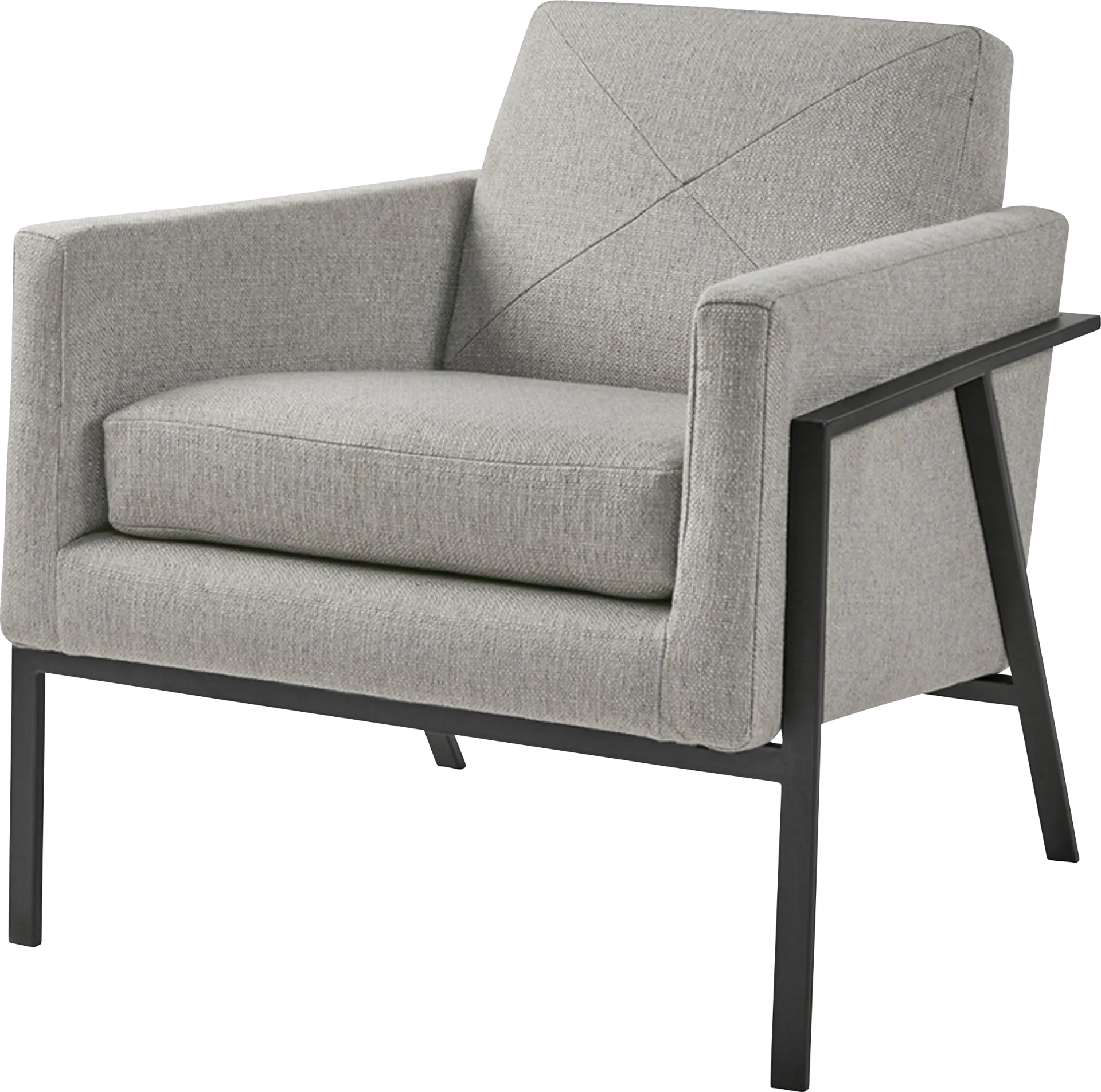 Genoa Way Gray Accent Chair - Image 1