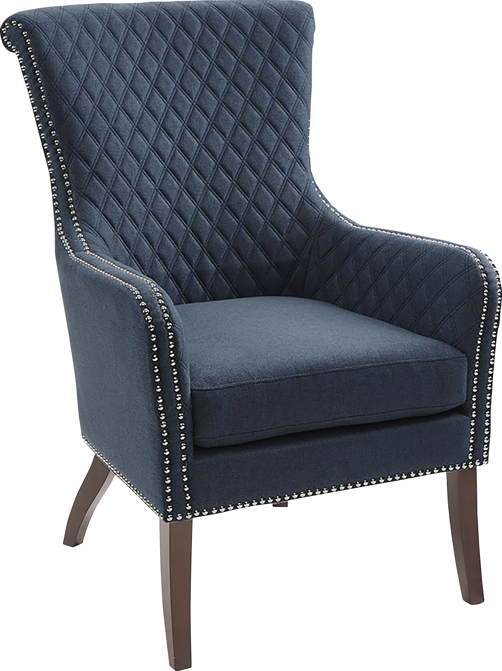 Hisey Blue Accent Chair - Image 1