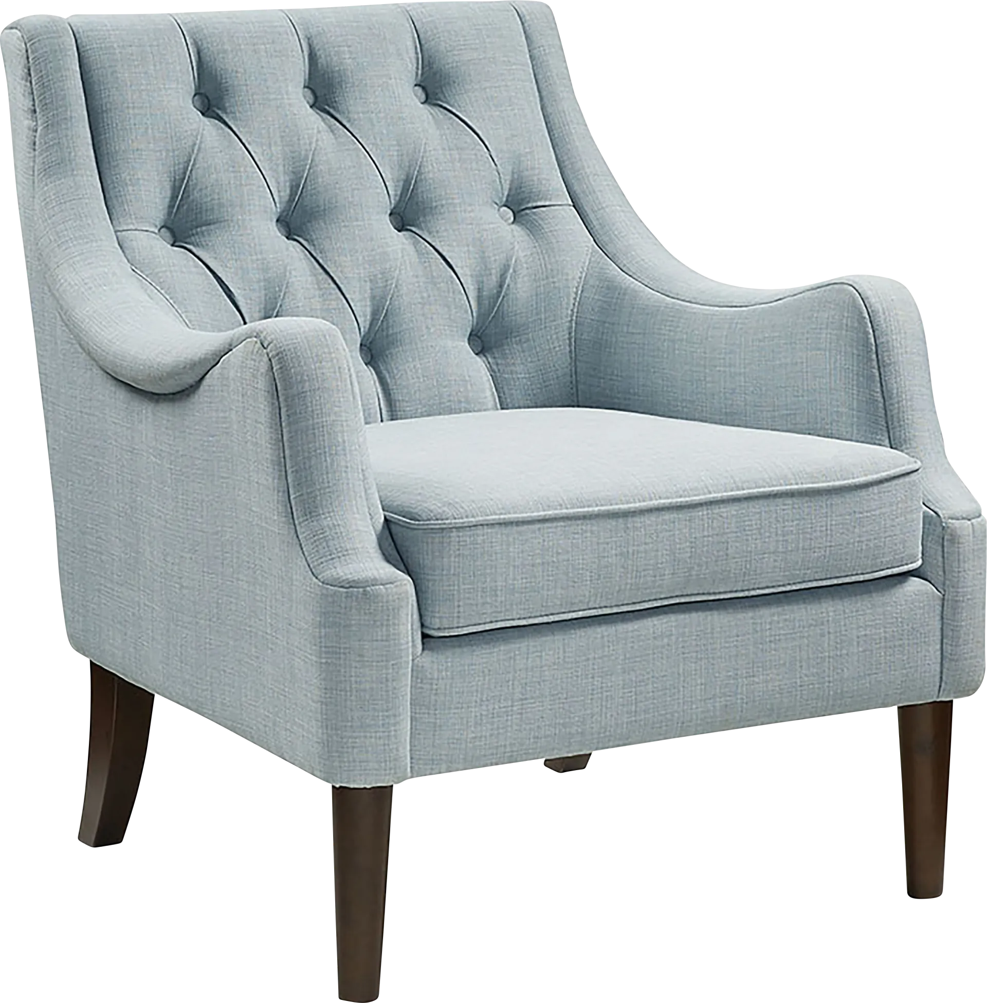 Caravatta Blue Accent Chair - Image 1