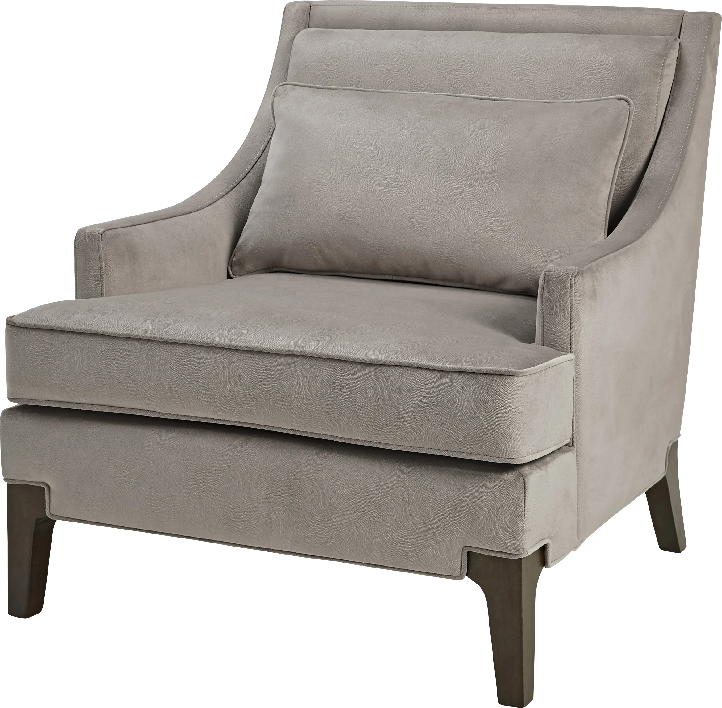 Retta Gray Accent Chair - Thumbnail - Image 1