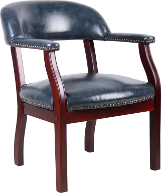 Byres Blue Desk Chair
