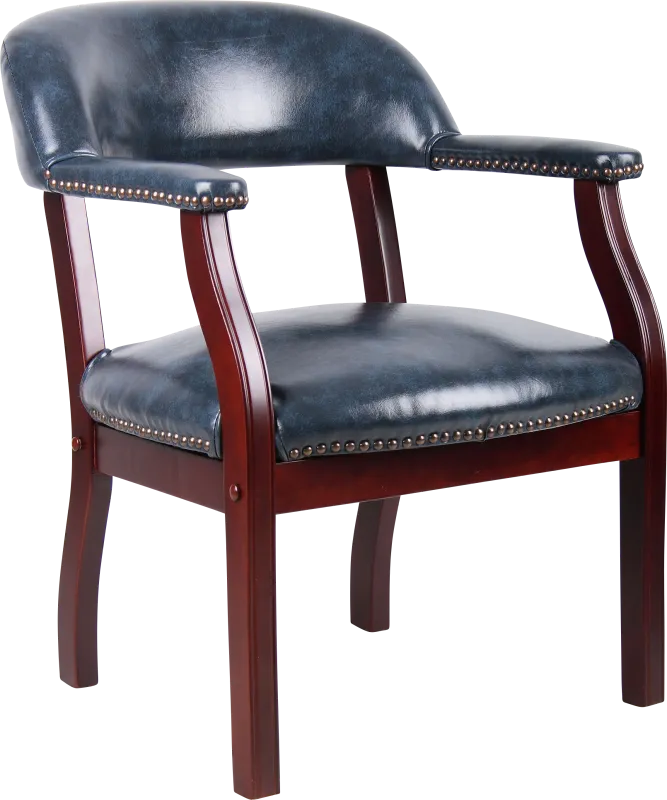 Byres Blue Desk Chair