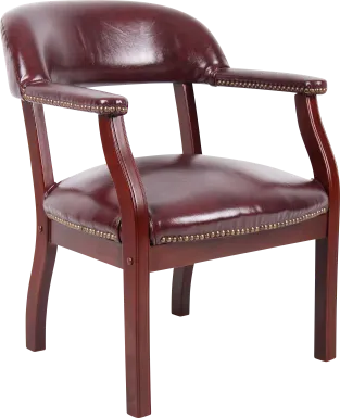 Byres Red Desk Chair