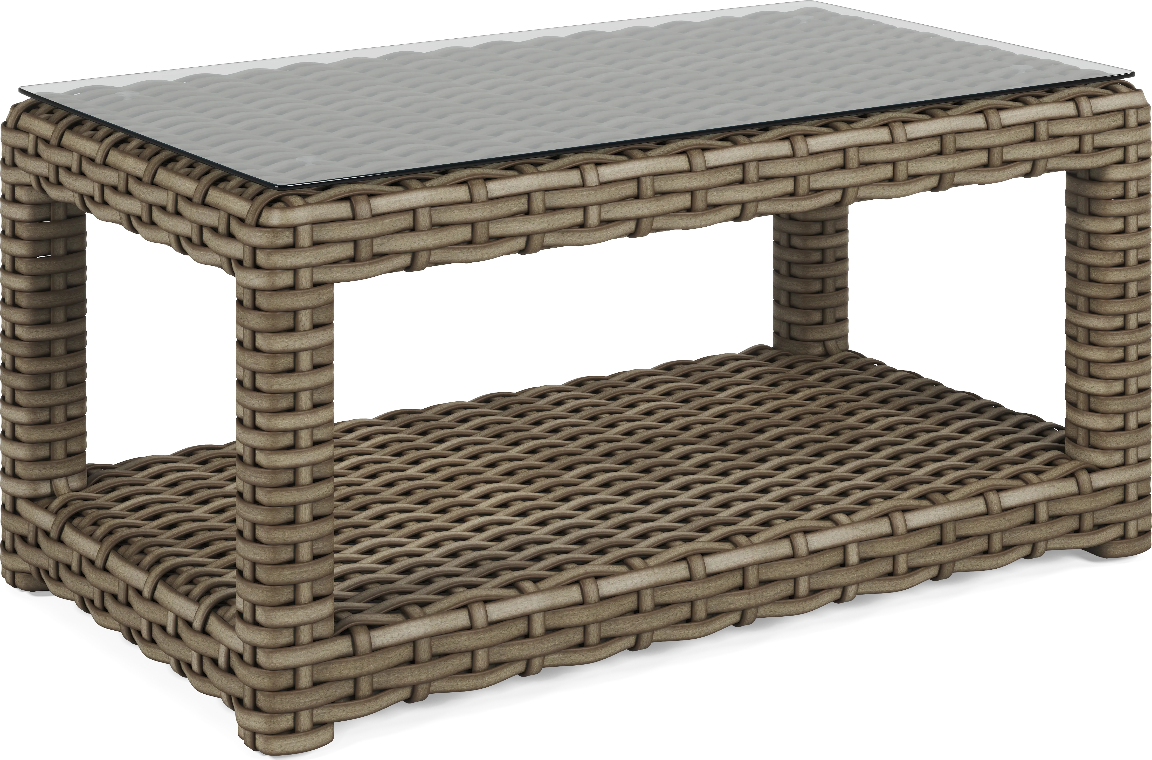 Siesta Key Driftwood Finish 4 Pc Outdoor Seating Set with Ink Cushions - Thumbnail - Image 6