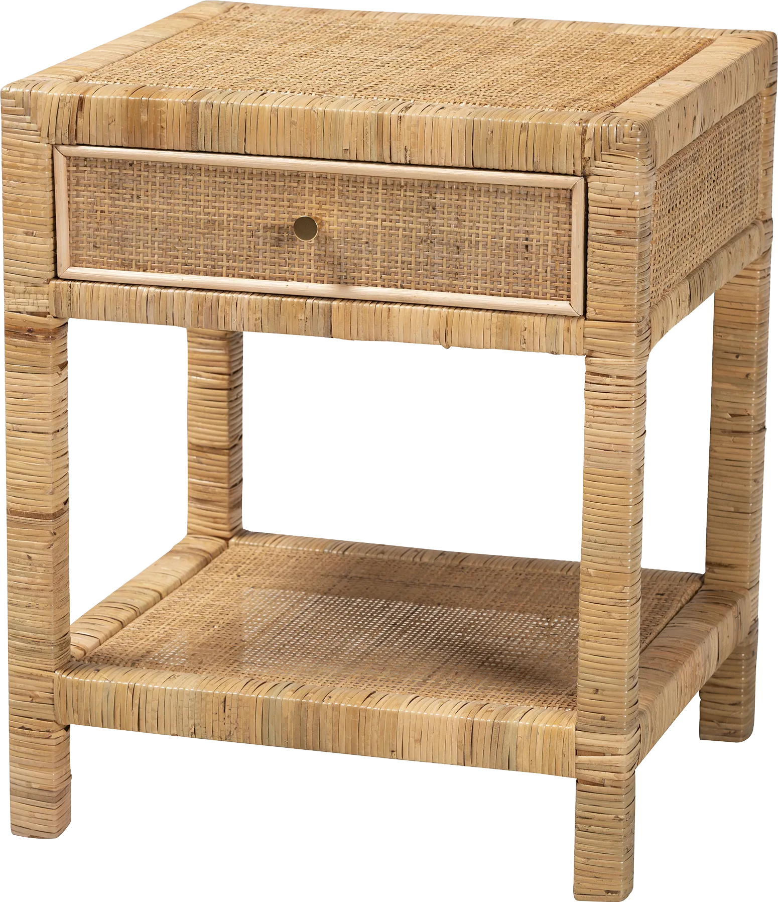 Ackerly Brown Nightstand - Image 1