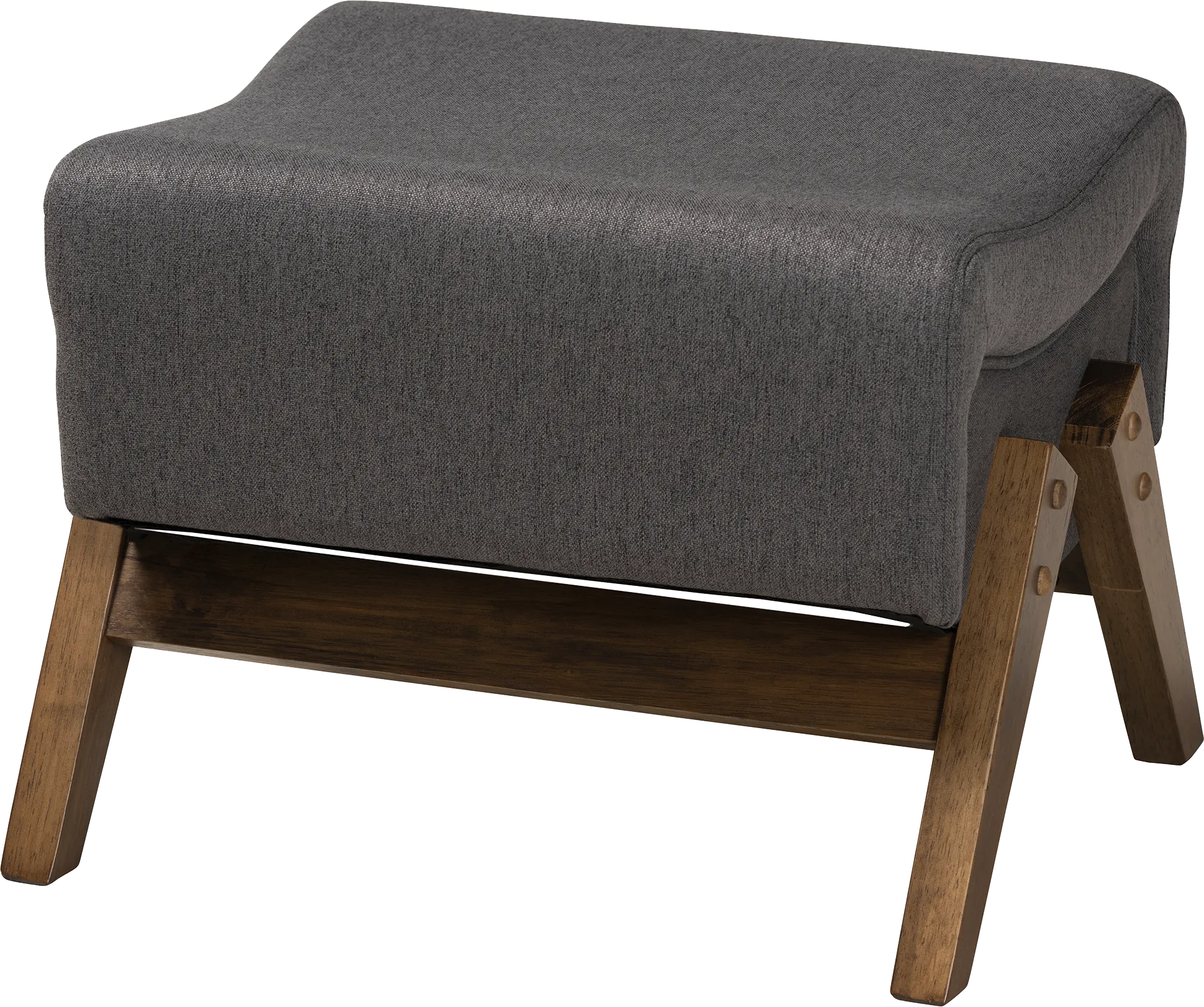 Detillion Dark Gray Ottoman - Thumbnail - Image 1