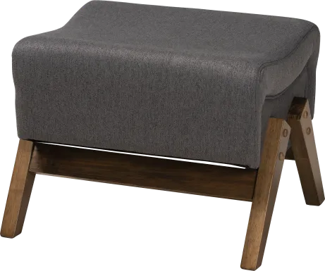 Detillion Dark Gray Ottoman