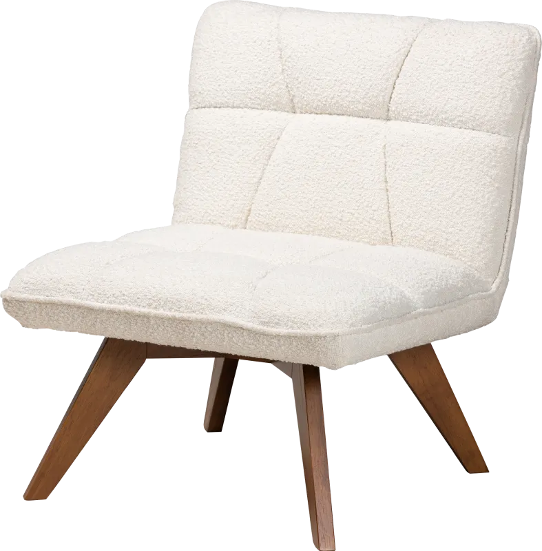 Stegen White Accent Chair