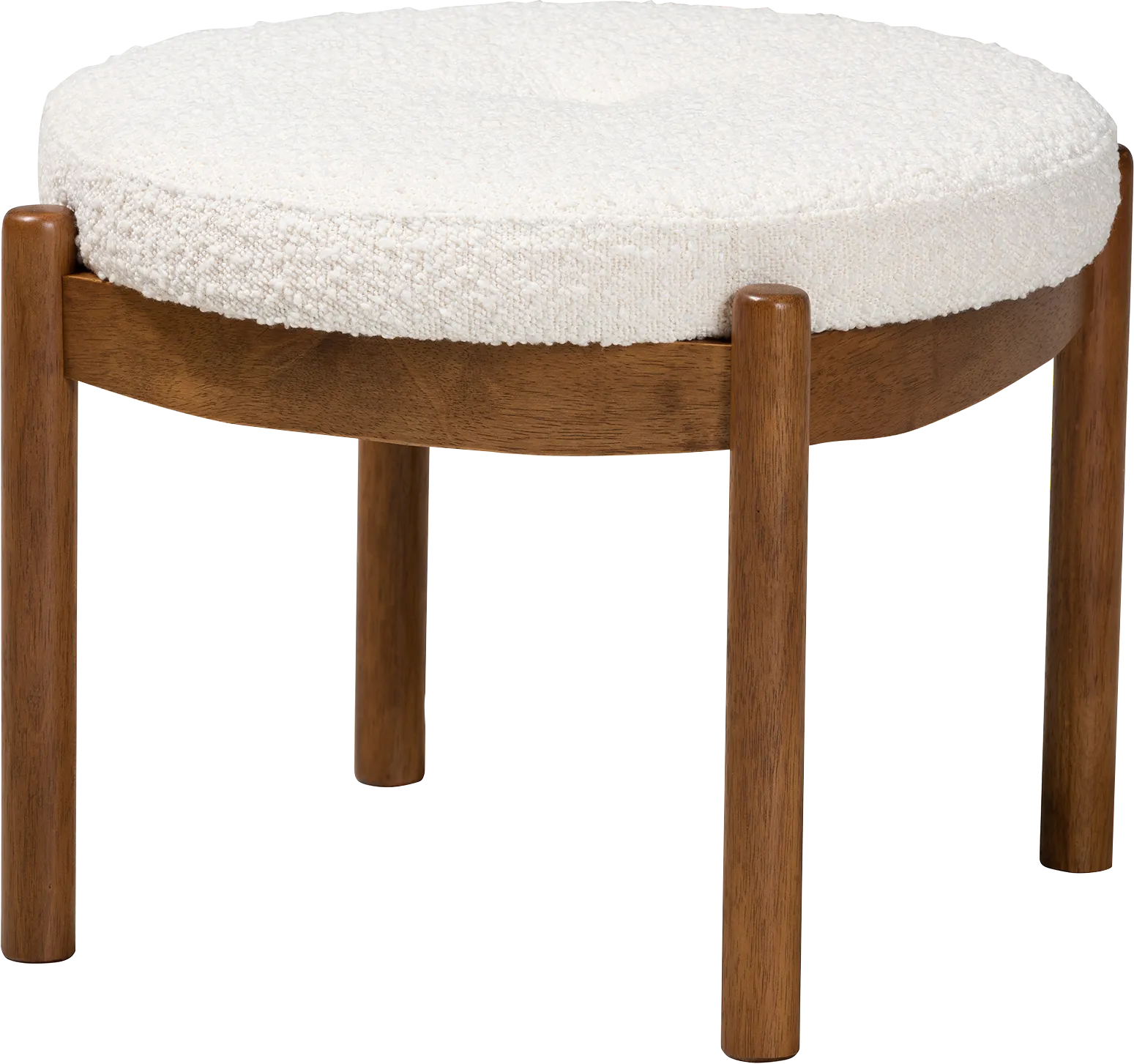 Swanner Brown Ottoman - Thumbnail - Image 1