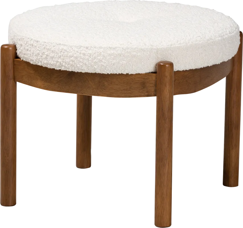Swanner Brown Ottoman