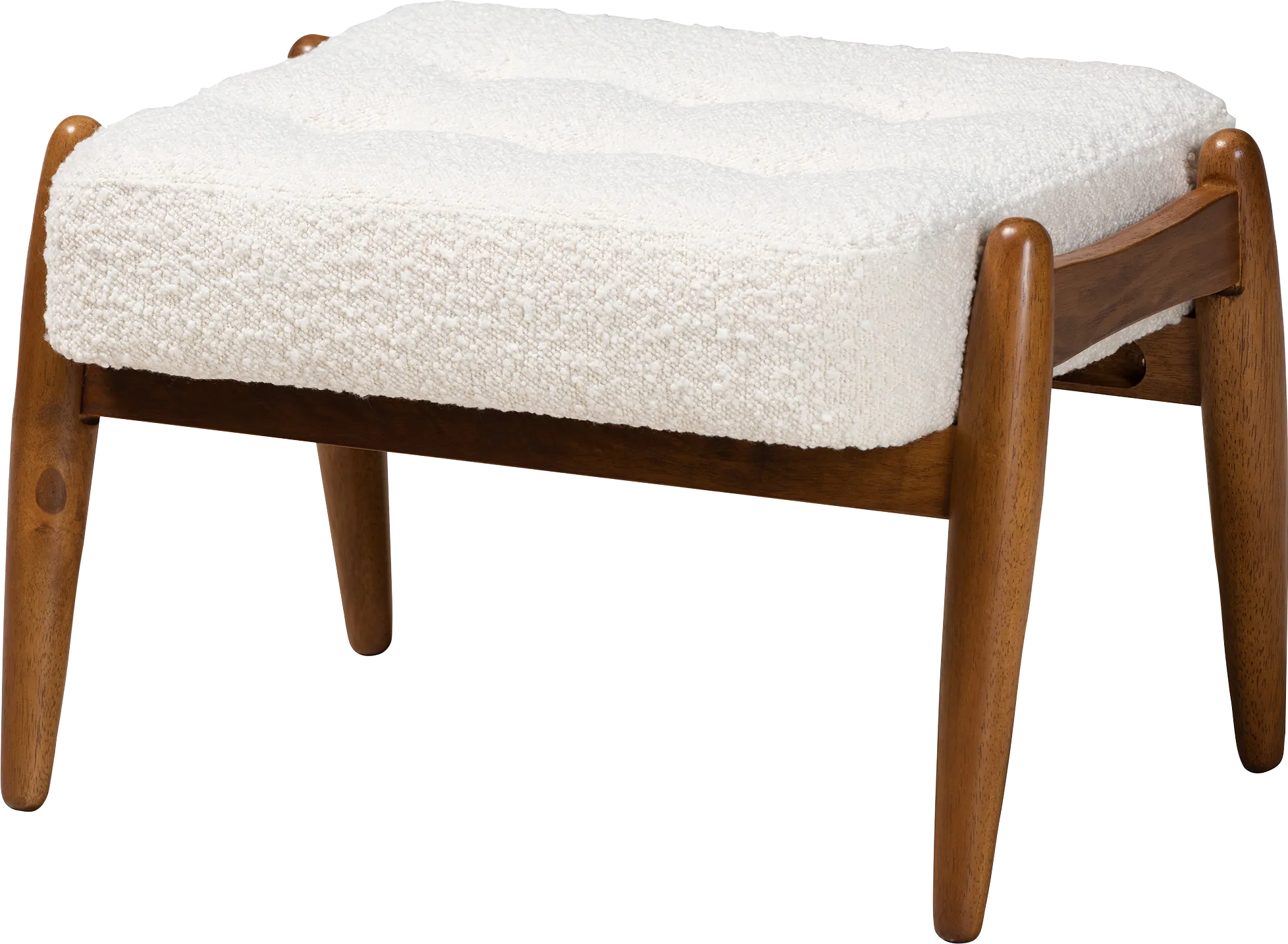 Becraft Brown Ottoman - Thumbnail - Image 1